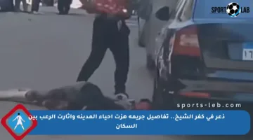 ذعر في كفر الشيخ.. تفاصيل جريمة هزت أحياء المدينة وأثارت الرعب بين السكان